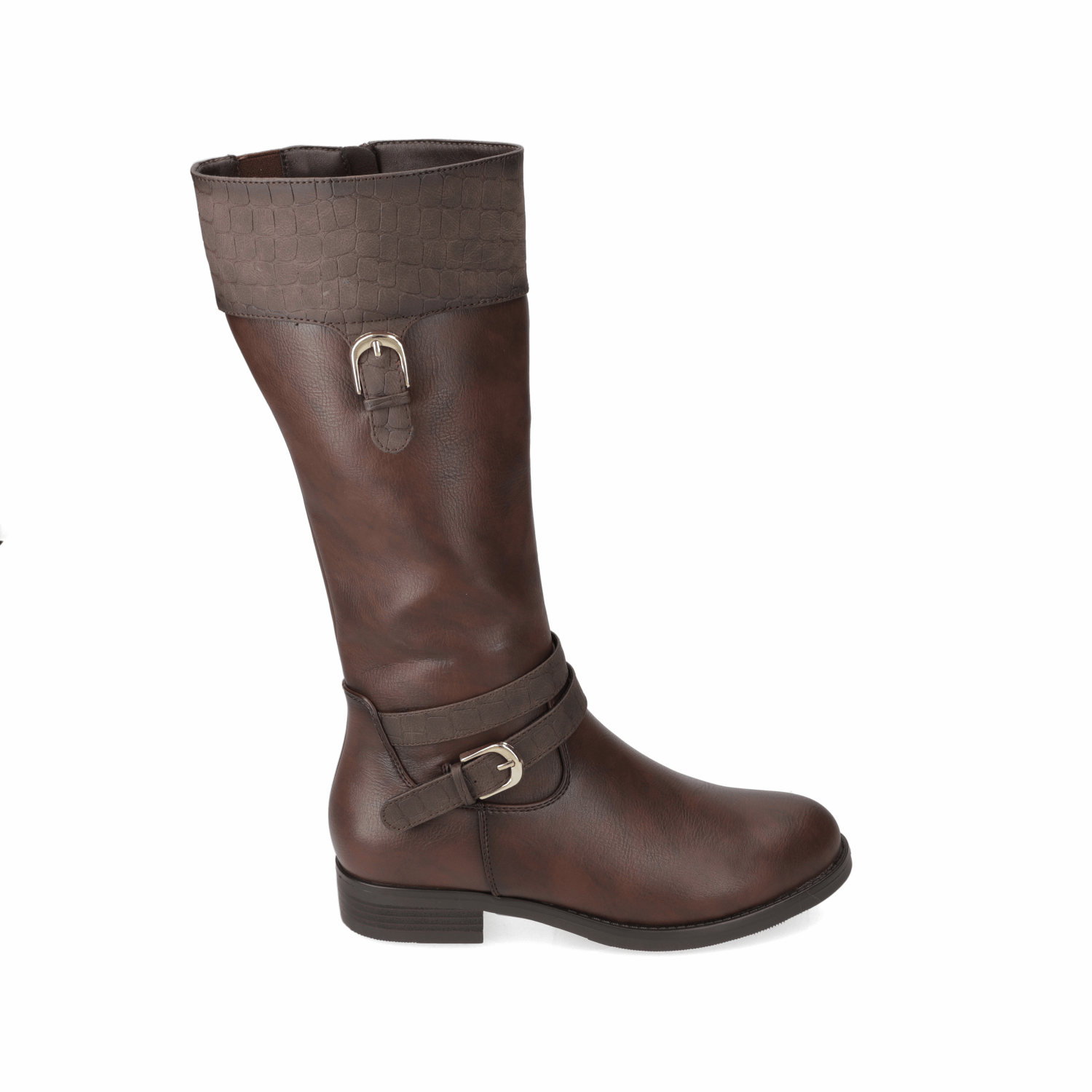 Botas Planas Café Agua de Coco 35 / Café