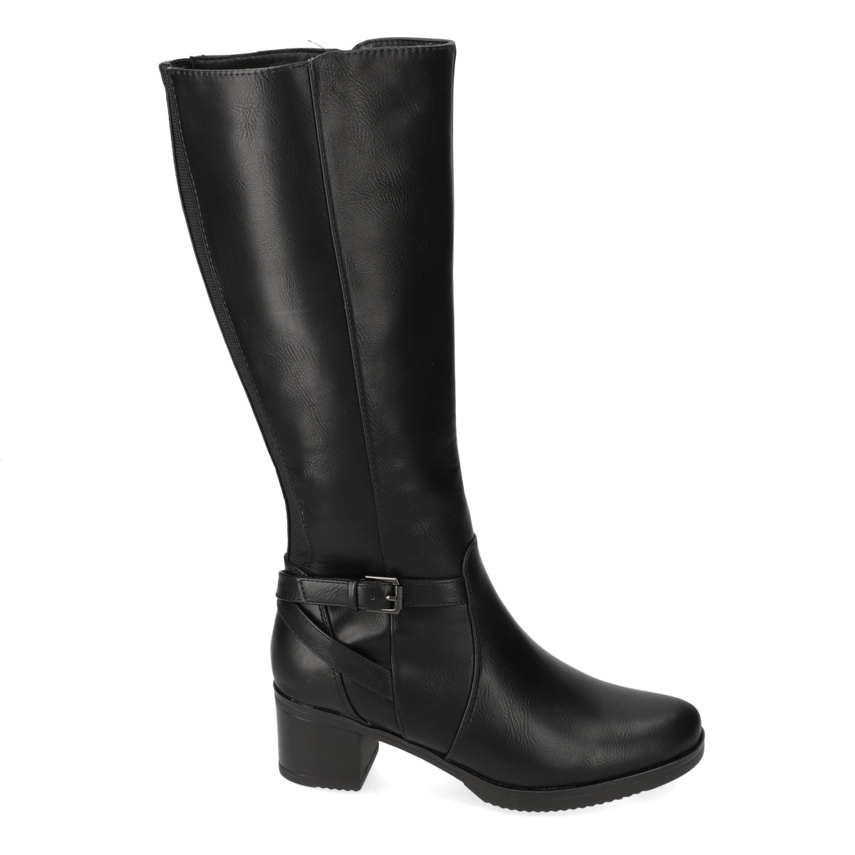 Bota Taco Ancho 5 cm Negro Agua de Coco 35 / Negro