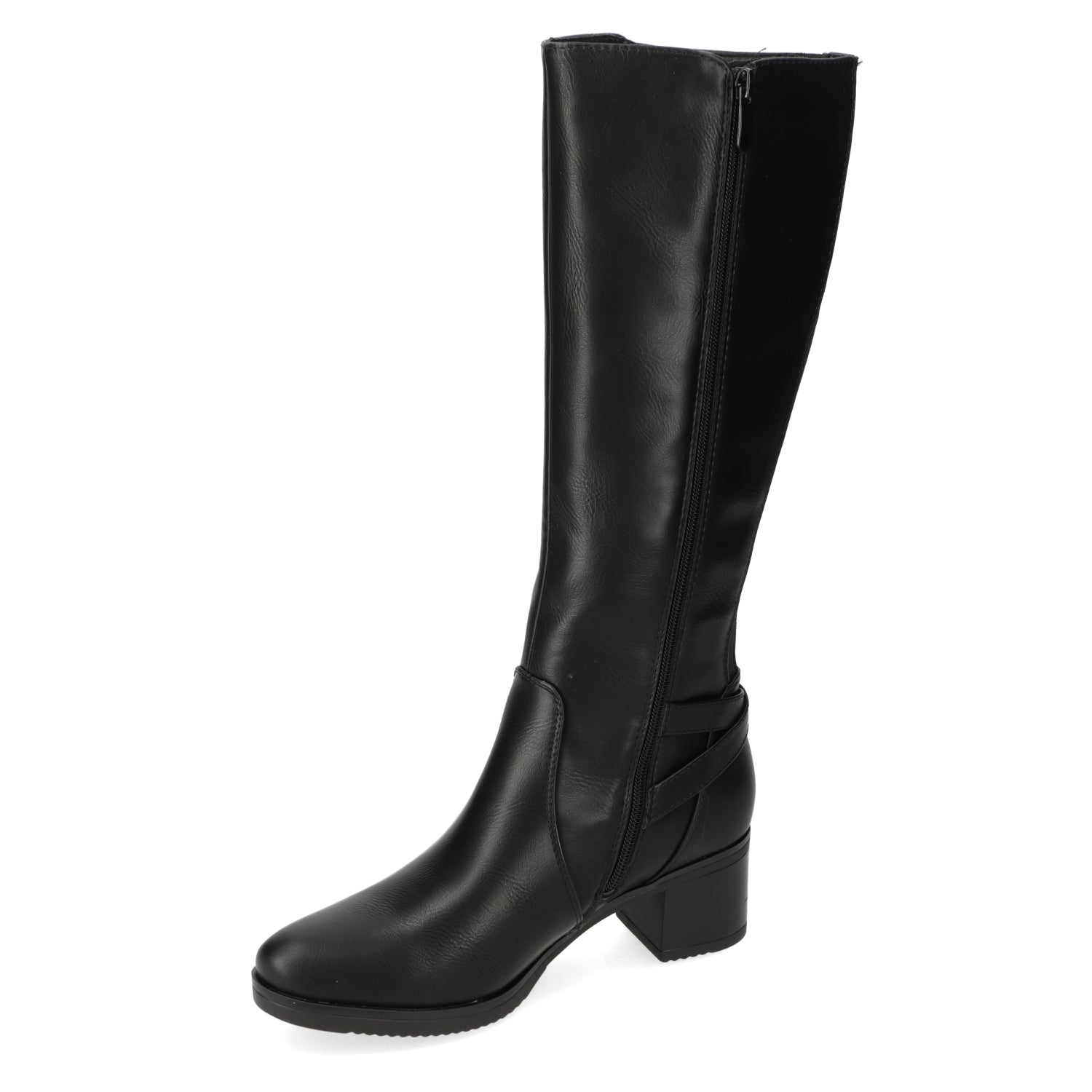 Bota Taco Ancho 5 cm Negro Agua de Coco 35 / Negro