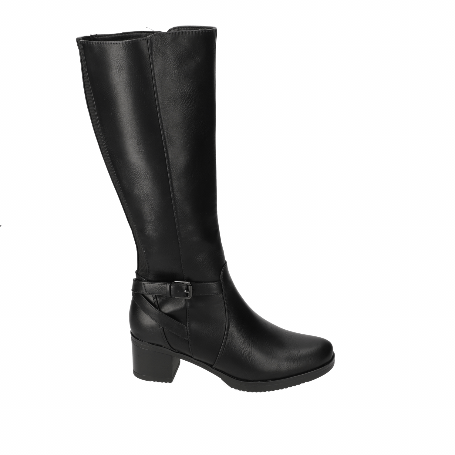 Bota Taco Ancho 5 cm Negro Agua de Coco 35 / Negro