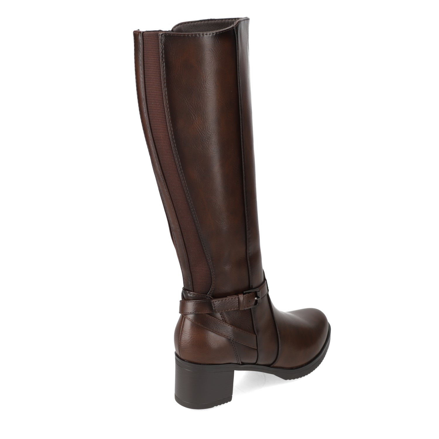 Bota Taco Ancho 5 cm Café Agua de Coco 35 / Café