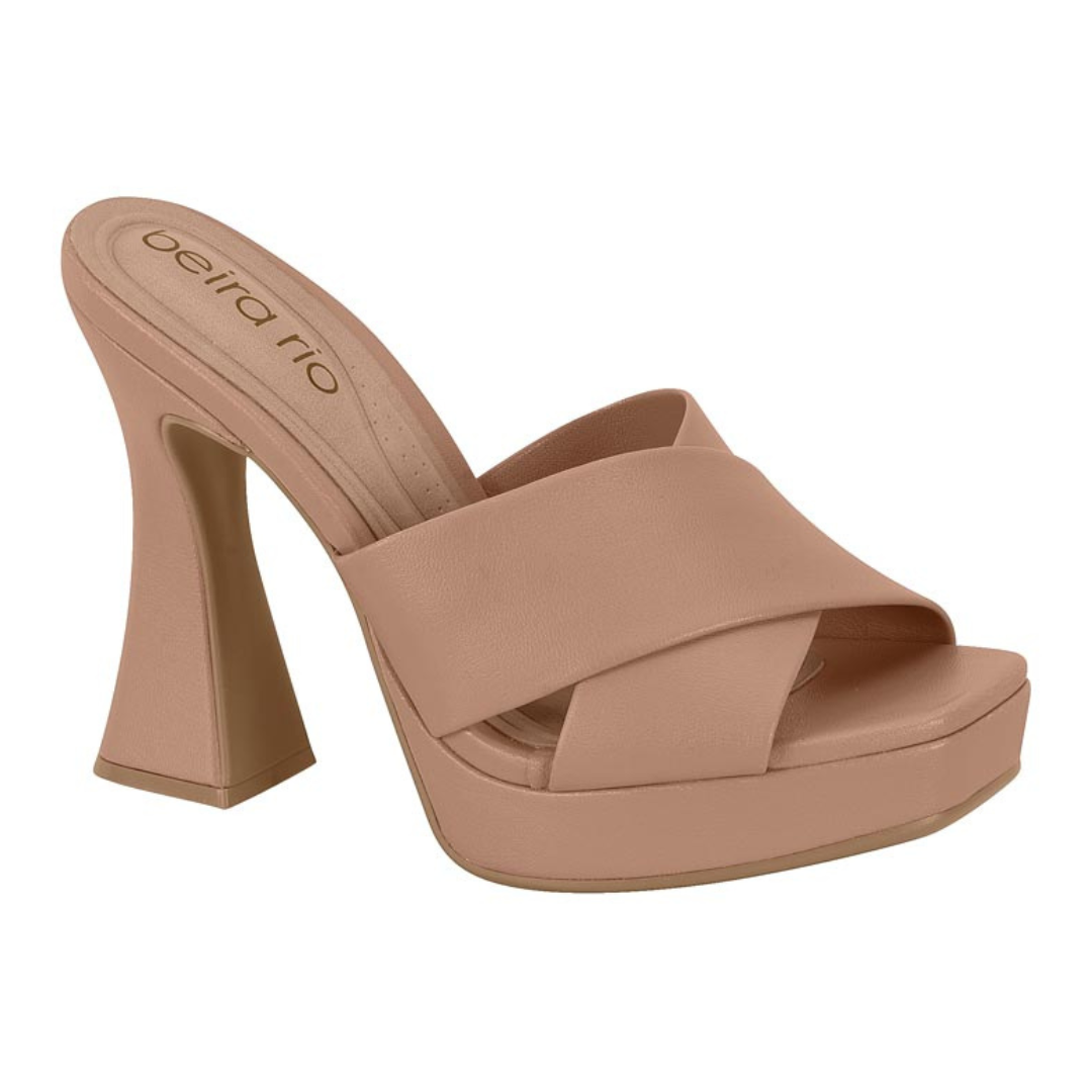 Sandalia Mujer Beira Rio EcoCuero Nude 8500-100-9569-52531