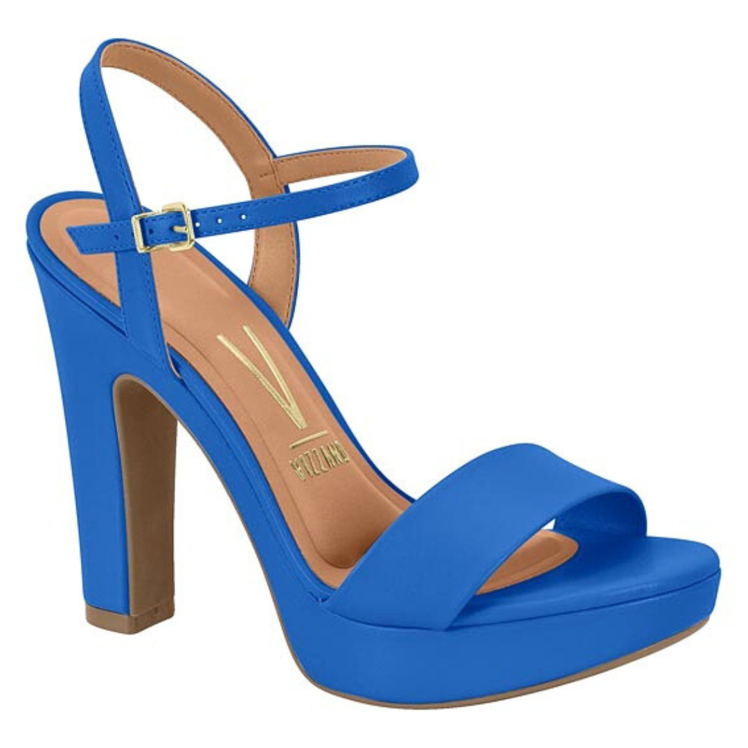 Sandalia Taco Cuadrado Eco Cuero Azul 6292-200-7286-98759