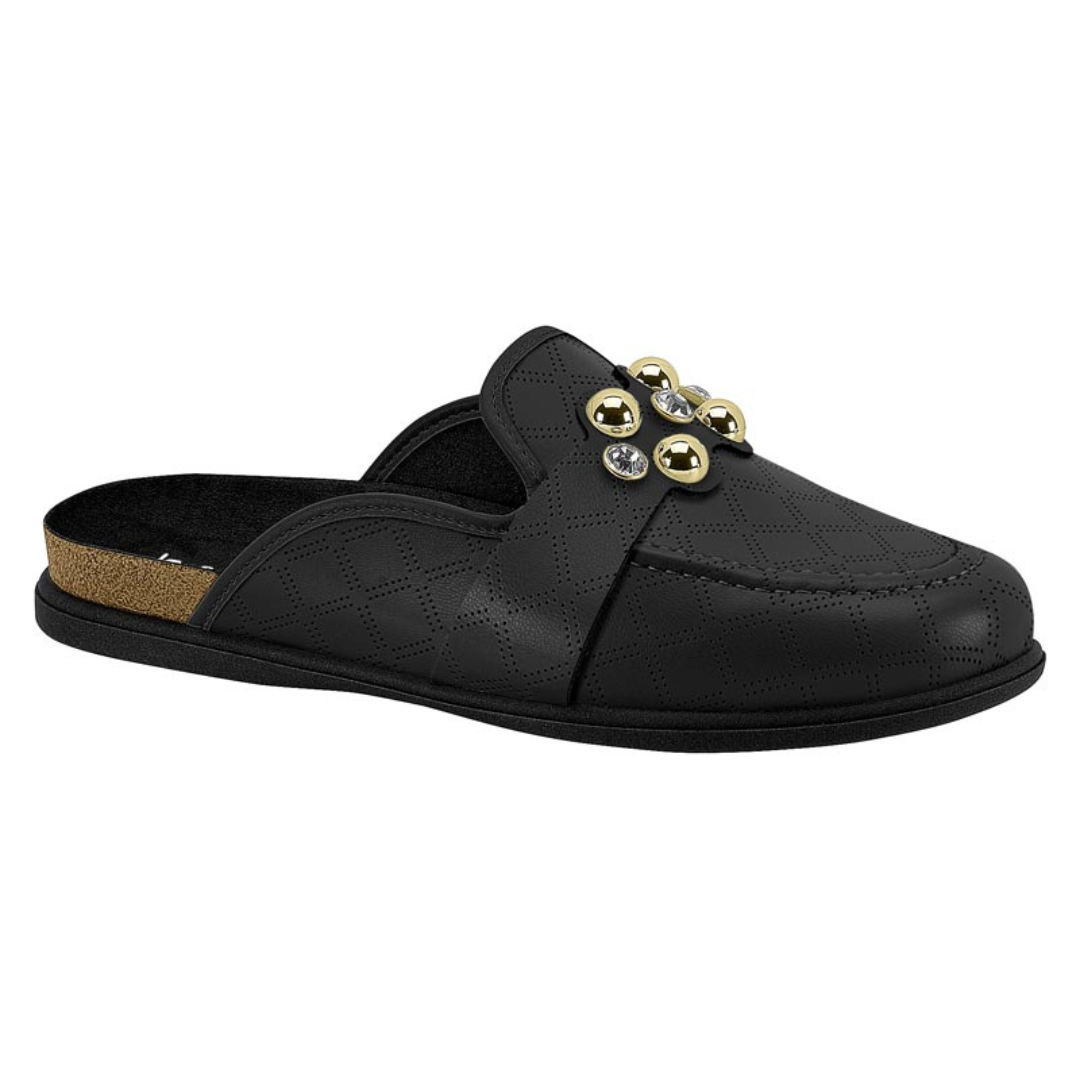 Babucha Eco Cuero Negro 35 / Negro