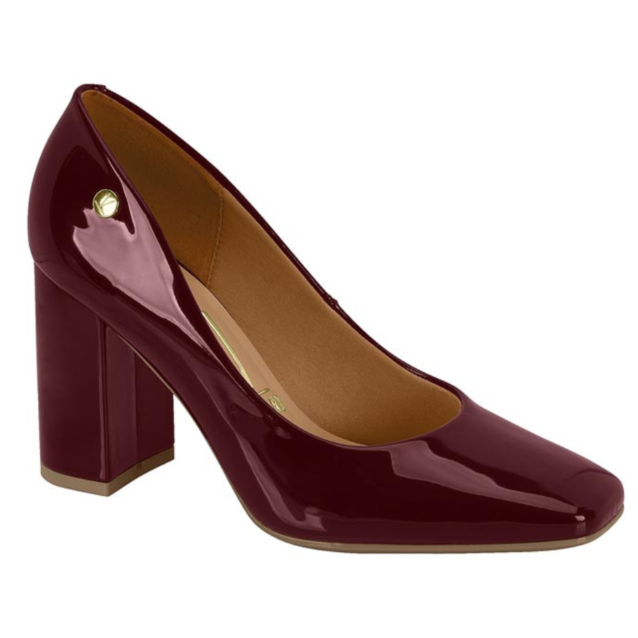 Zapato Vizzano Efecto Charol Burdeo 34 / Burdeo