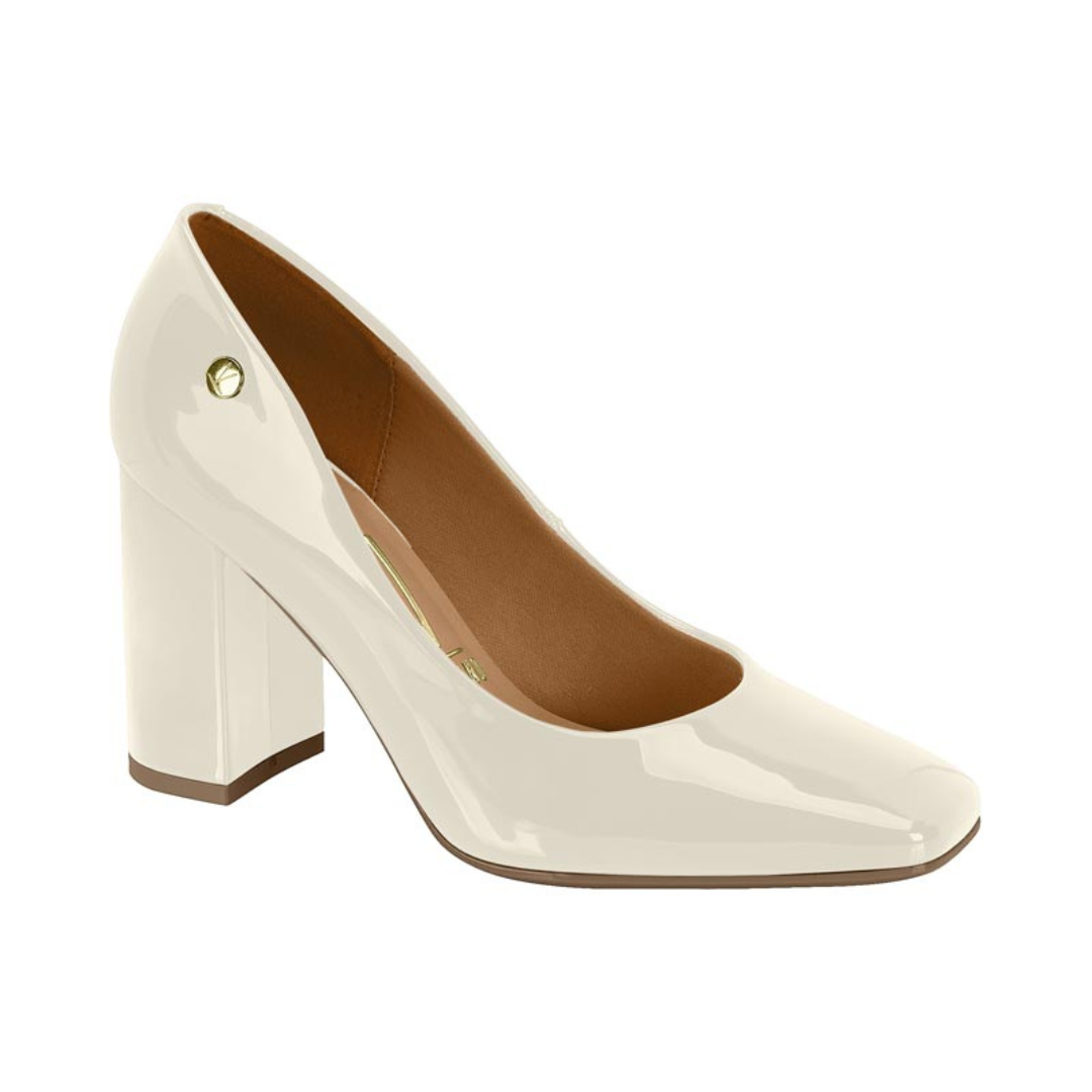 Zapato Vizzano Efecto Charol Blanco 34