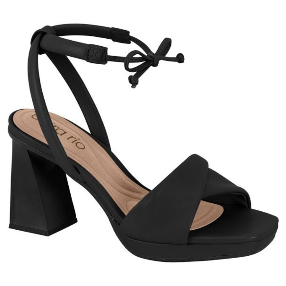 Sandalia Mujer Beira Rio EcoCuero Negro 8489-103-24737-15745