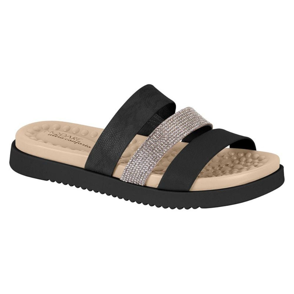 Sandalia Modare EcoCuero Glitter Negro 7178-109-26759-15745