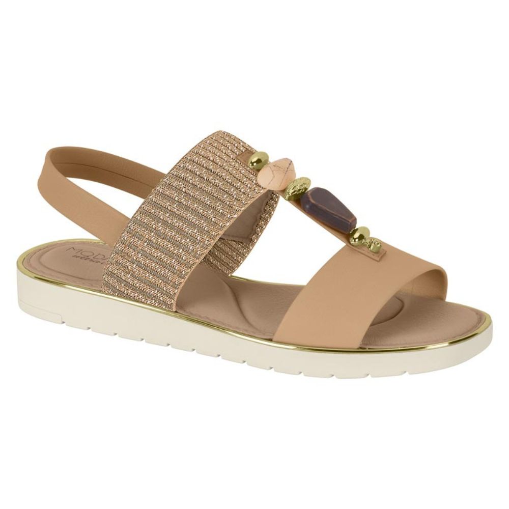 Sandalia Modare Textil Nude 35