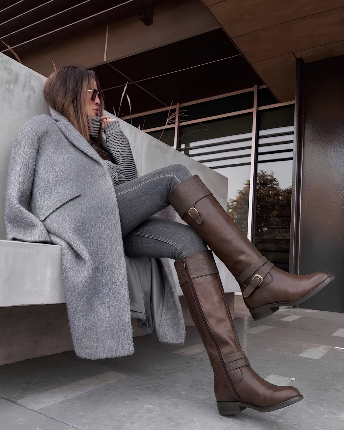 Botas Planas Café New Walk