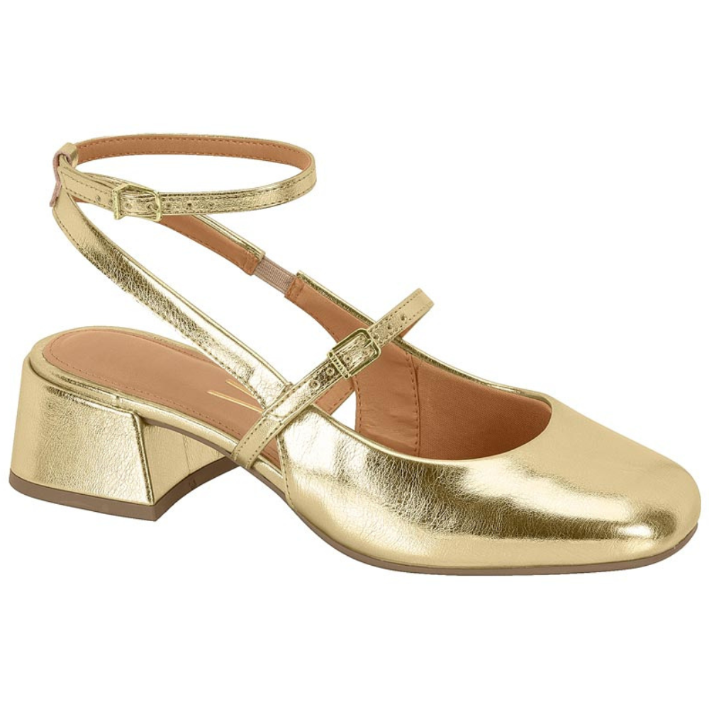 Taco Cuadrado Metalizado Dorado 1426-201-27270-66