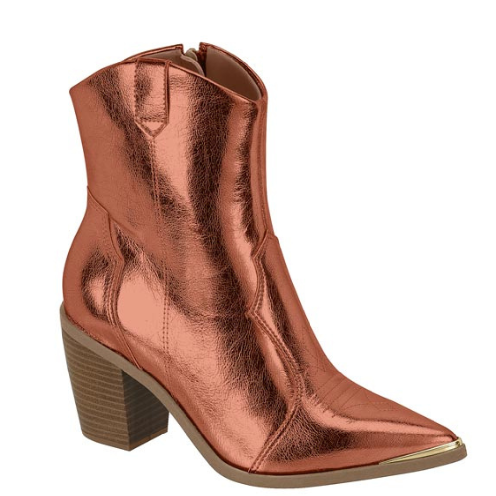 Botin Texano Vizzano Metalizado Cobrizo 3070-108-27270-95799