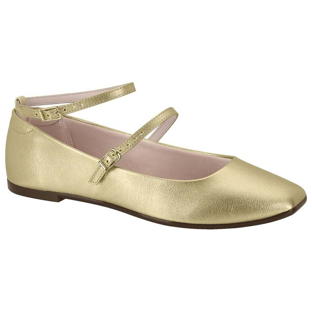 Ballerina Moleca Metalizado Dorado 34