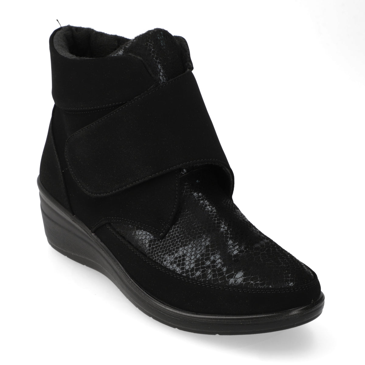 Botines Taco Cu–a Negro New Walk 35 / Negro