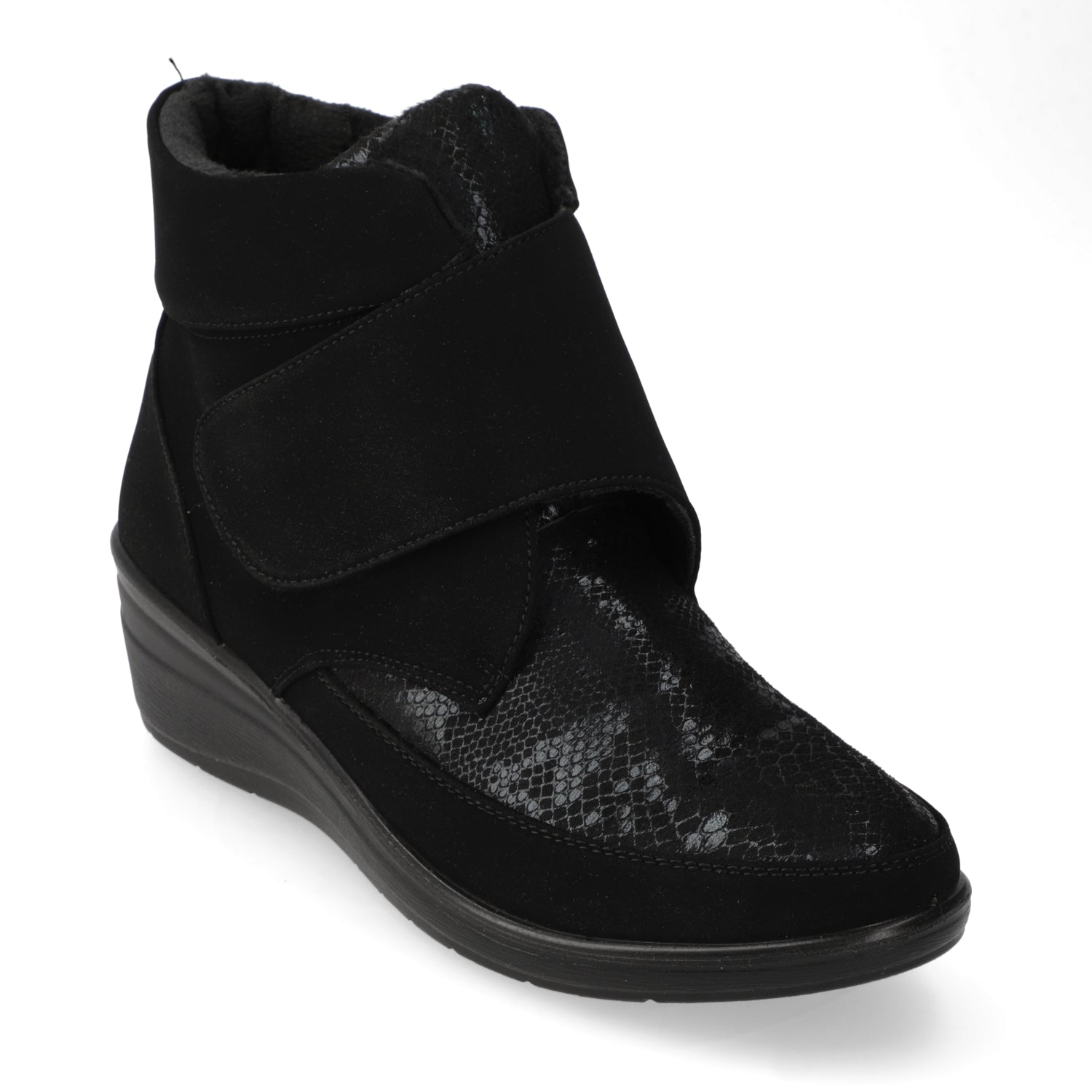 Botines Taco Cu–a Negro New Walk 35 / Negro