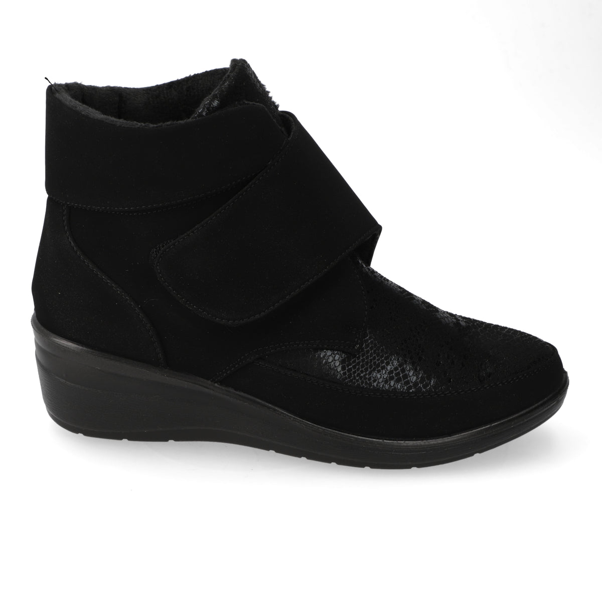 Botines Taco Cu–a Negro New Walk 35 / Negro