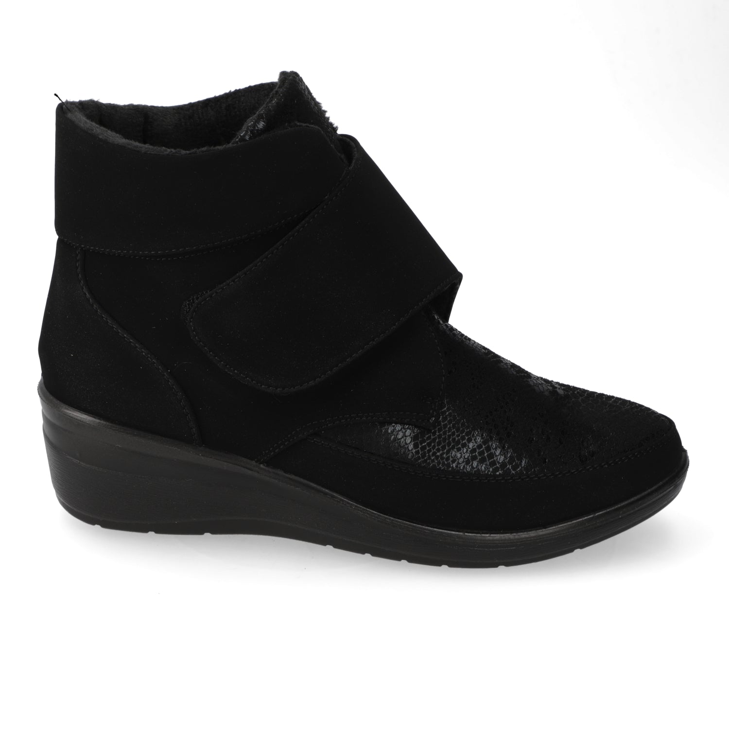 Botines Taco Cu–a Negro New Walk 35 / Negro