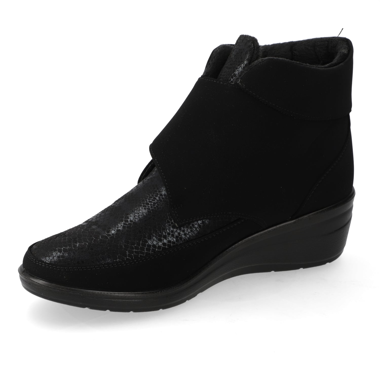 Botines Taco Cu–a Negro New Walk 35 / Negro