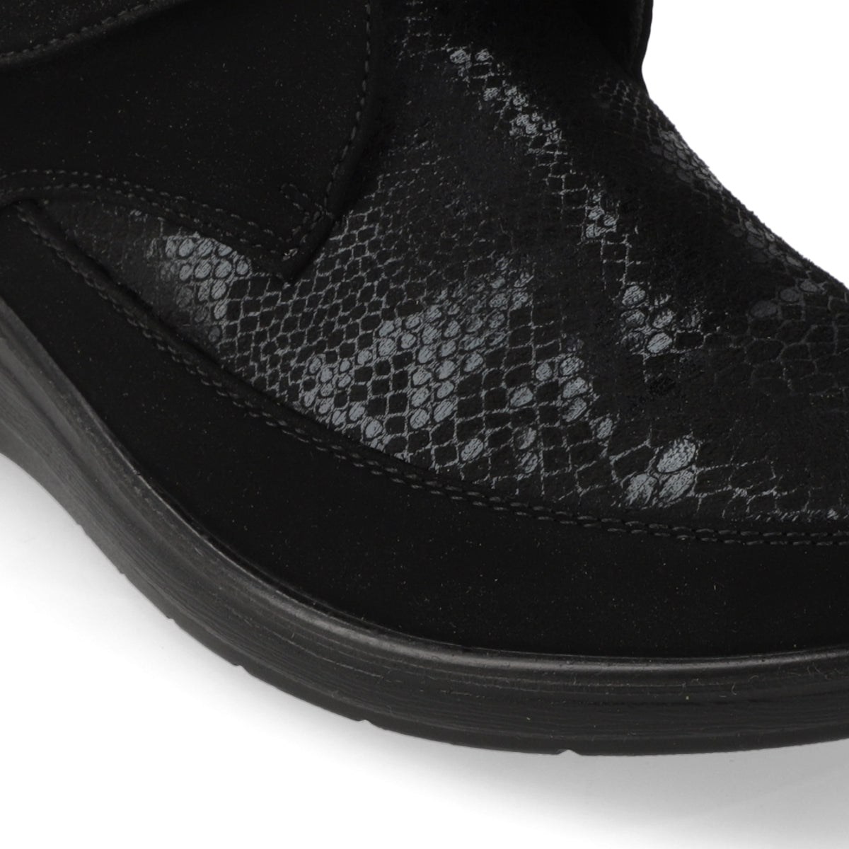 Botines Taco Cu–a Negro New Walk 35 / Negro