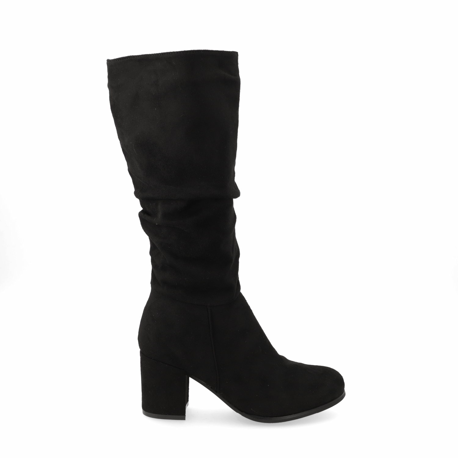Bota Taco Ancho 10 cm Negro New Walk 35 / Negro