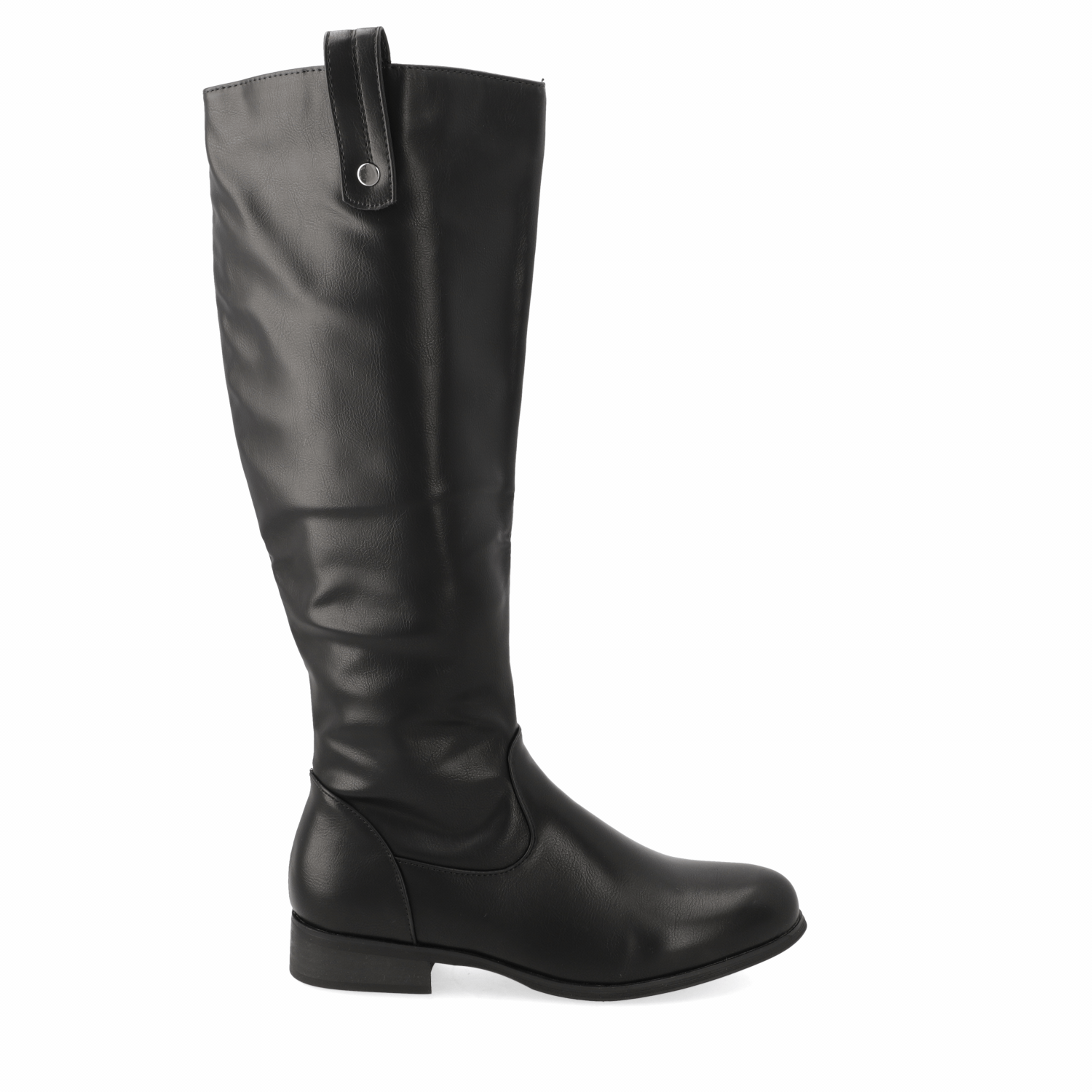 Botas Planas Negro Dorette 35 / Negro