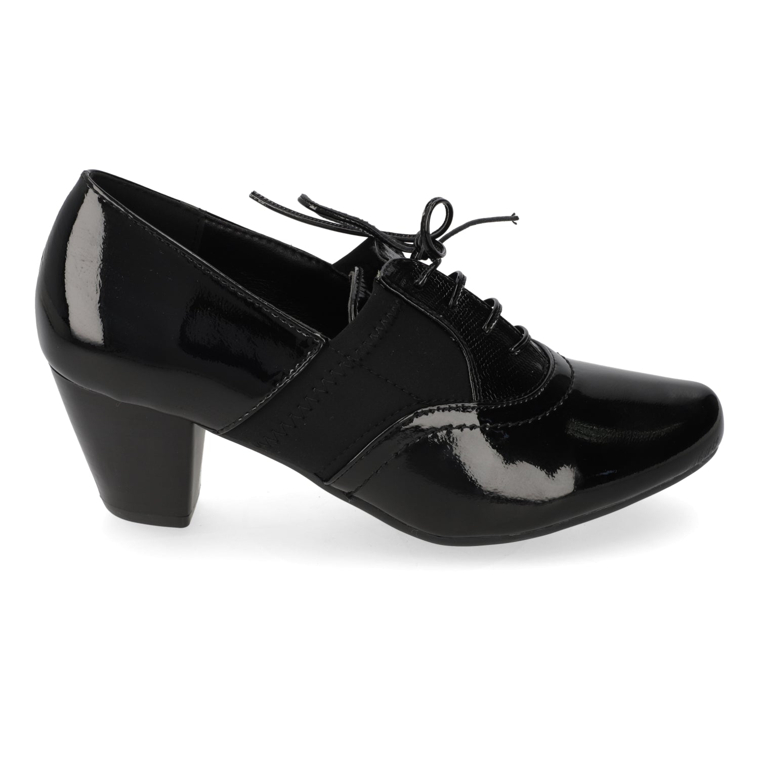 Taco Ancho 5 cm Negro New Walk 35 / Negro