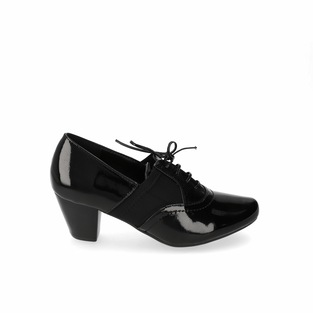 Taco Ancho 5 cm Negro New Walk 35 / Negro