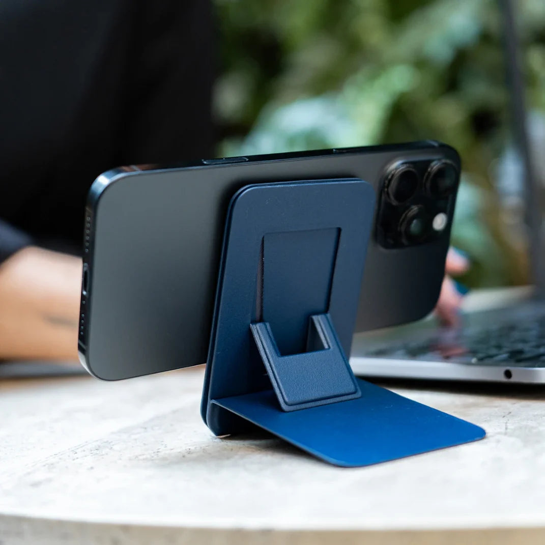 Trípode/Tarjetero FlexStand para Celular Azul