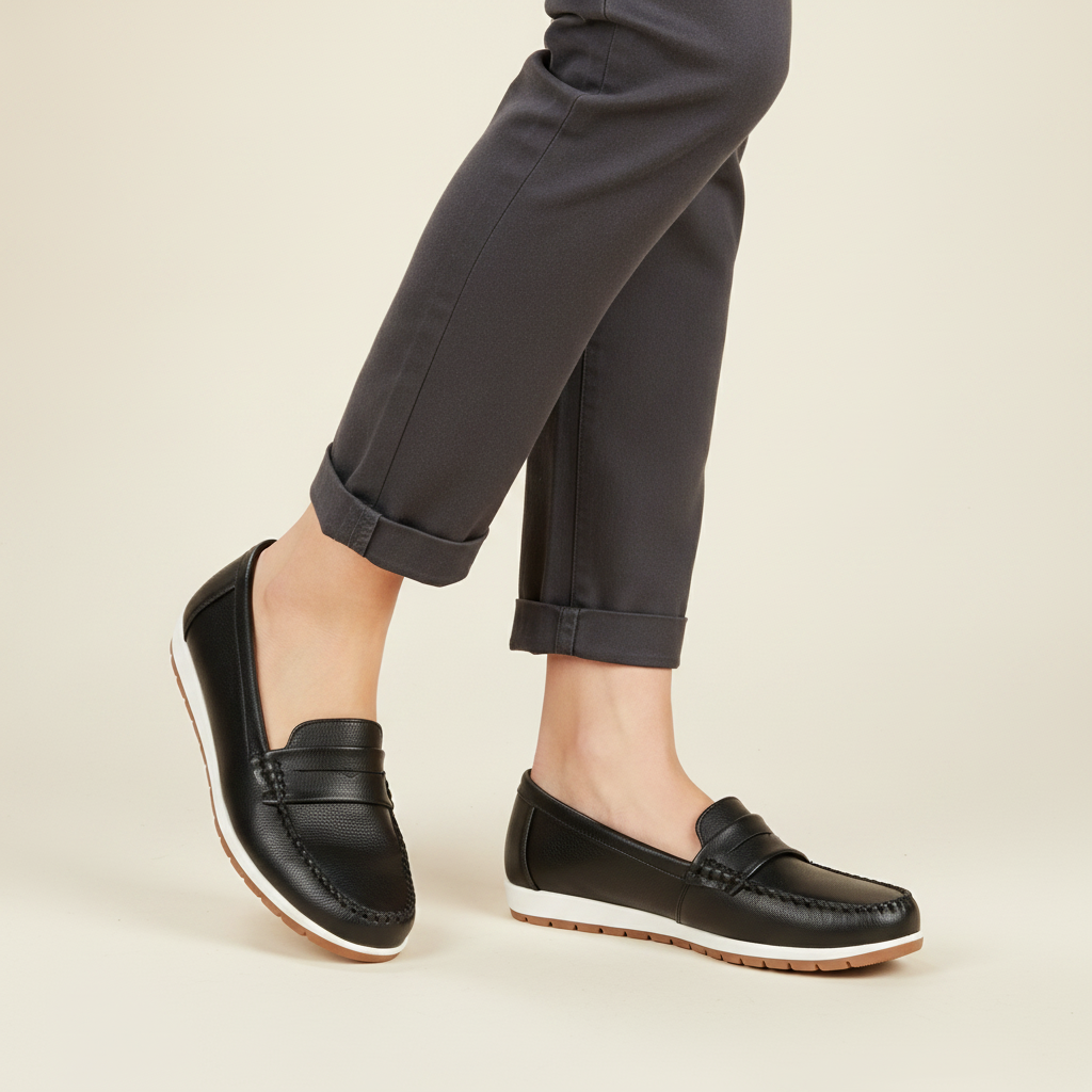 Mocasin Negro New Walk