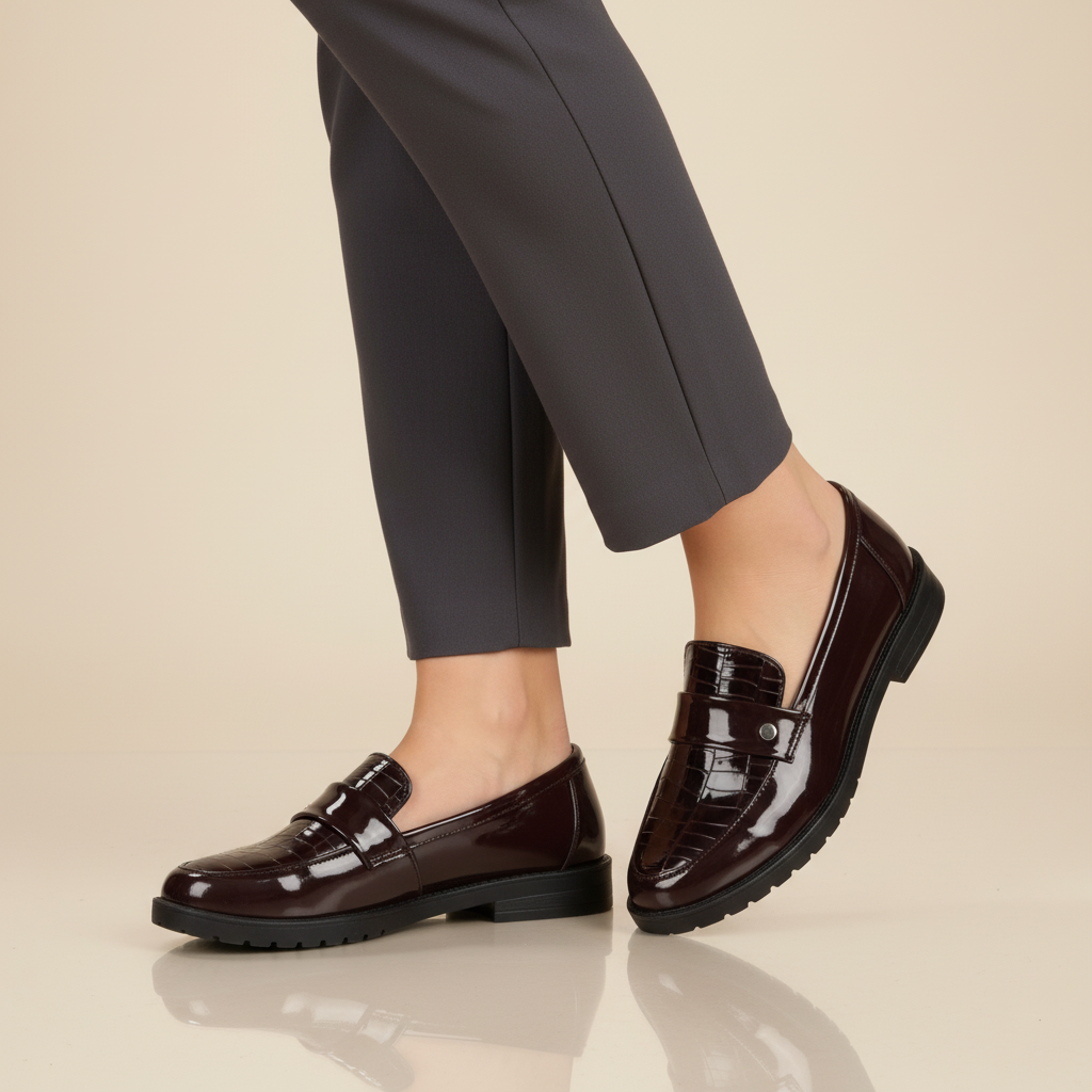 Mocasin Croco Café New Walk