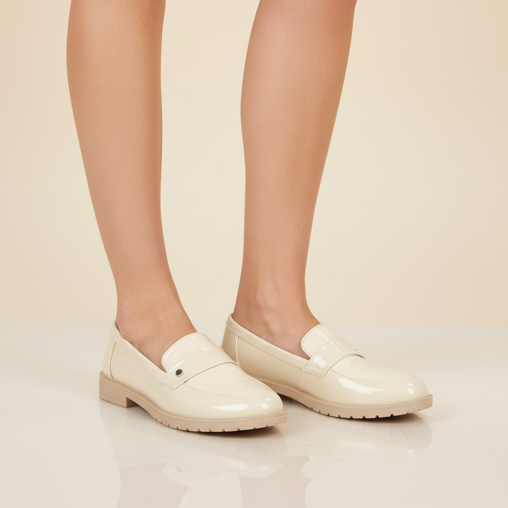 Mocasin Croco Blanco New Walk