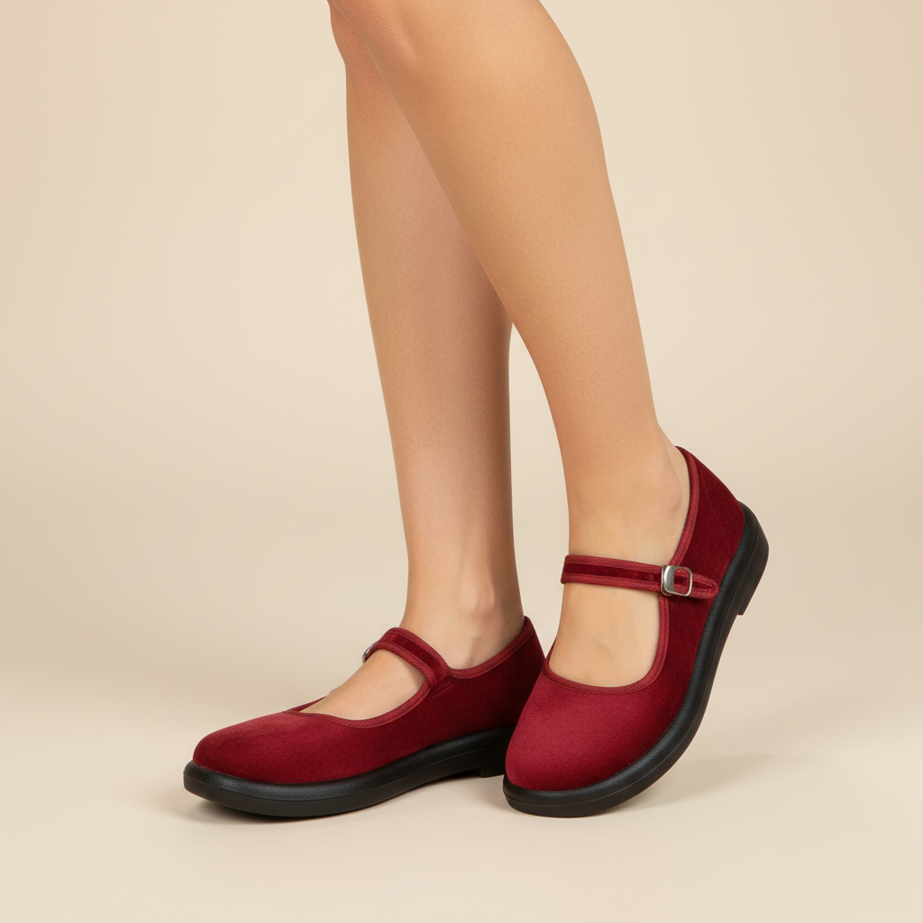 Ballerina Rojo New Walk Velvet 35 / Rojo
