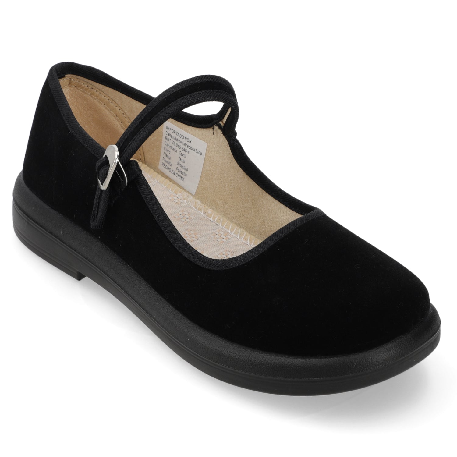 Ballerina Negra New Walk Velvet 35 / Negra