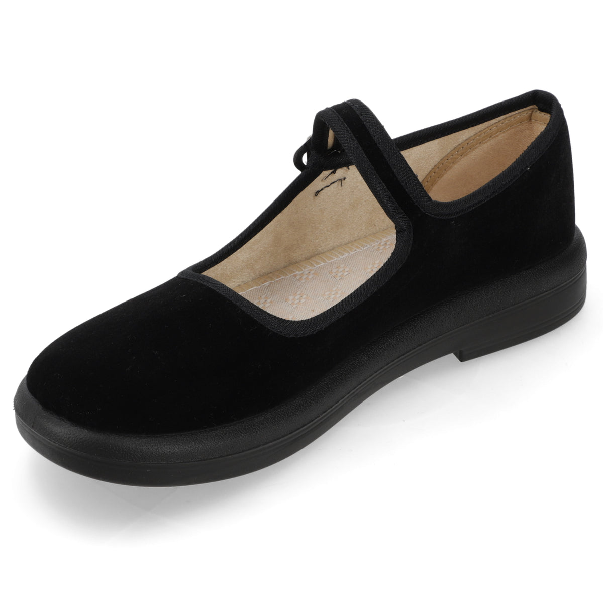 Ballerina Negra New Walk Velvet 35 / Negra