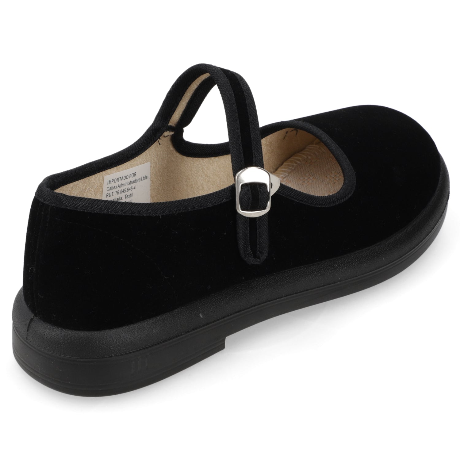 Ballerina Negra New Walk Velvet 35 / Negra