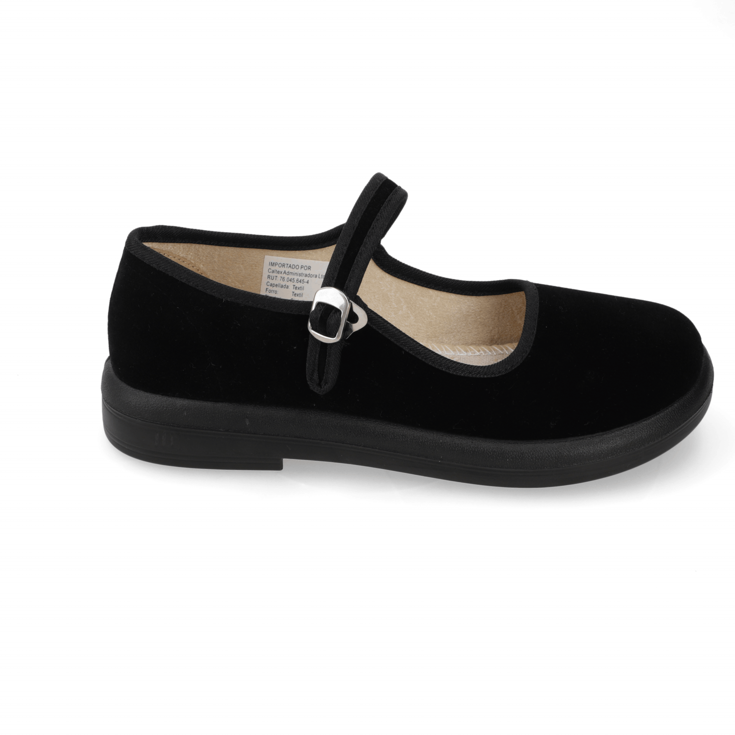 Ballerina Negra New Walk Velvet 35 / Negra