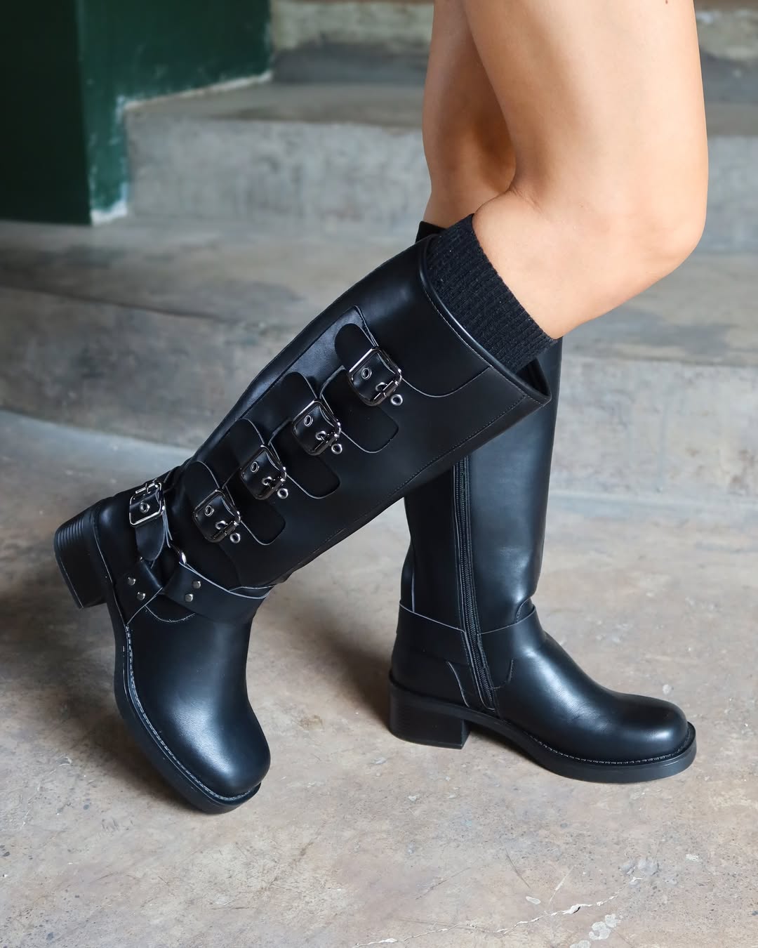 Bota Plana Negro Agua de Coco 35 / Negro