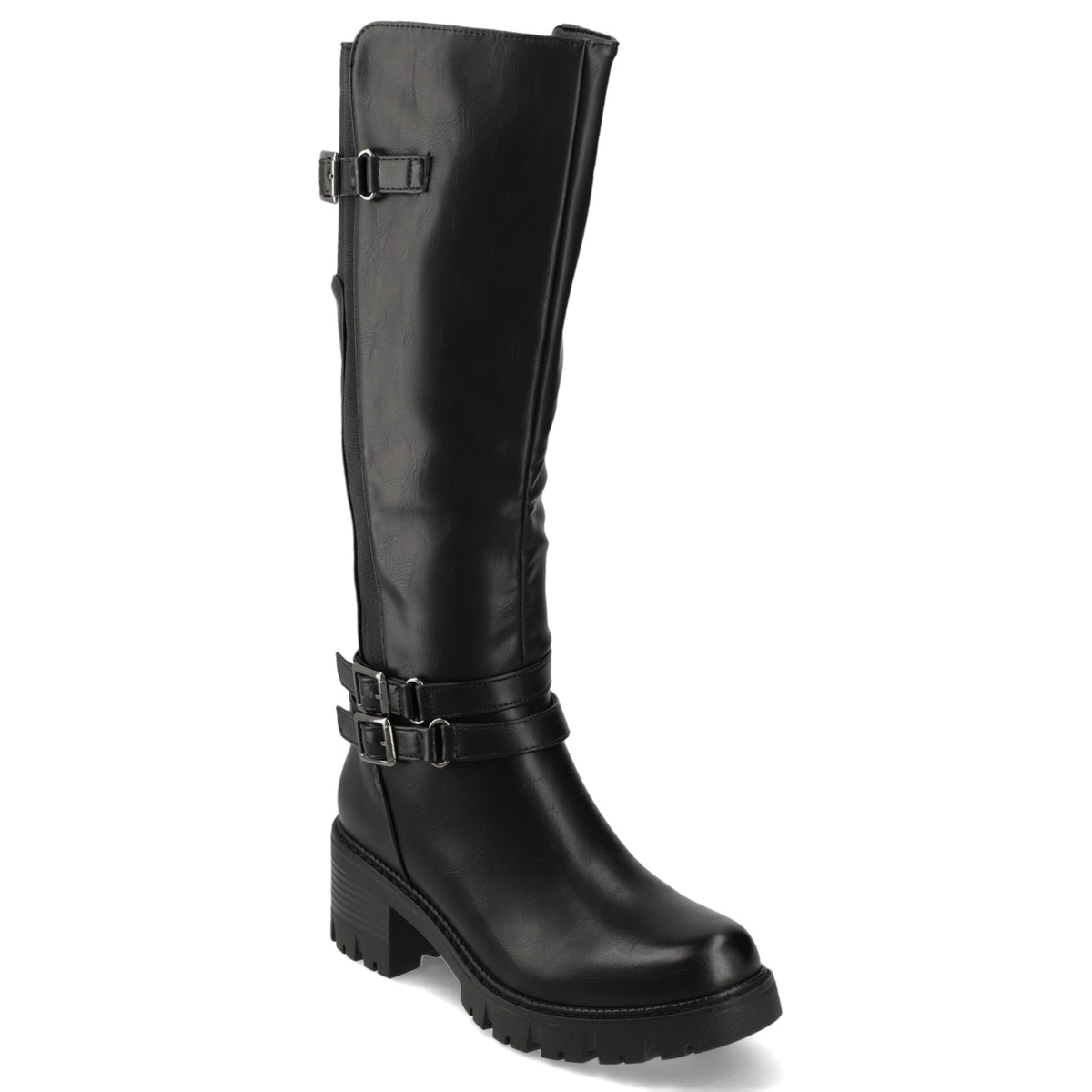 Bota Taco Negra New Walk