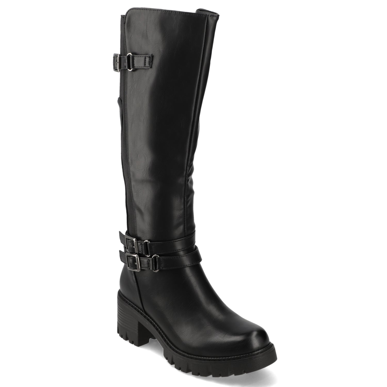 Bota Taco Negra New Walk