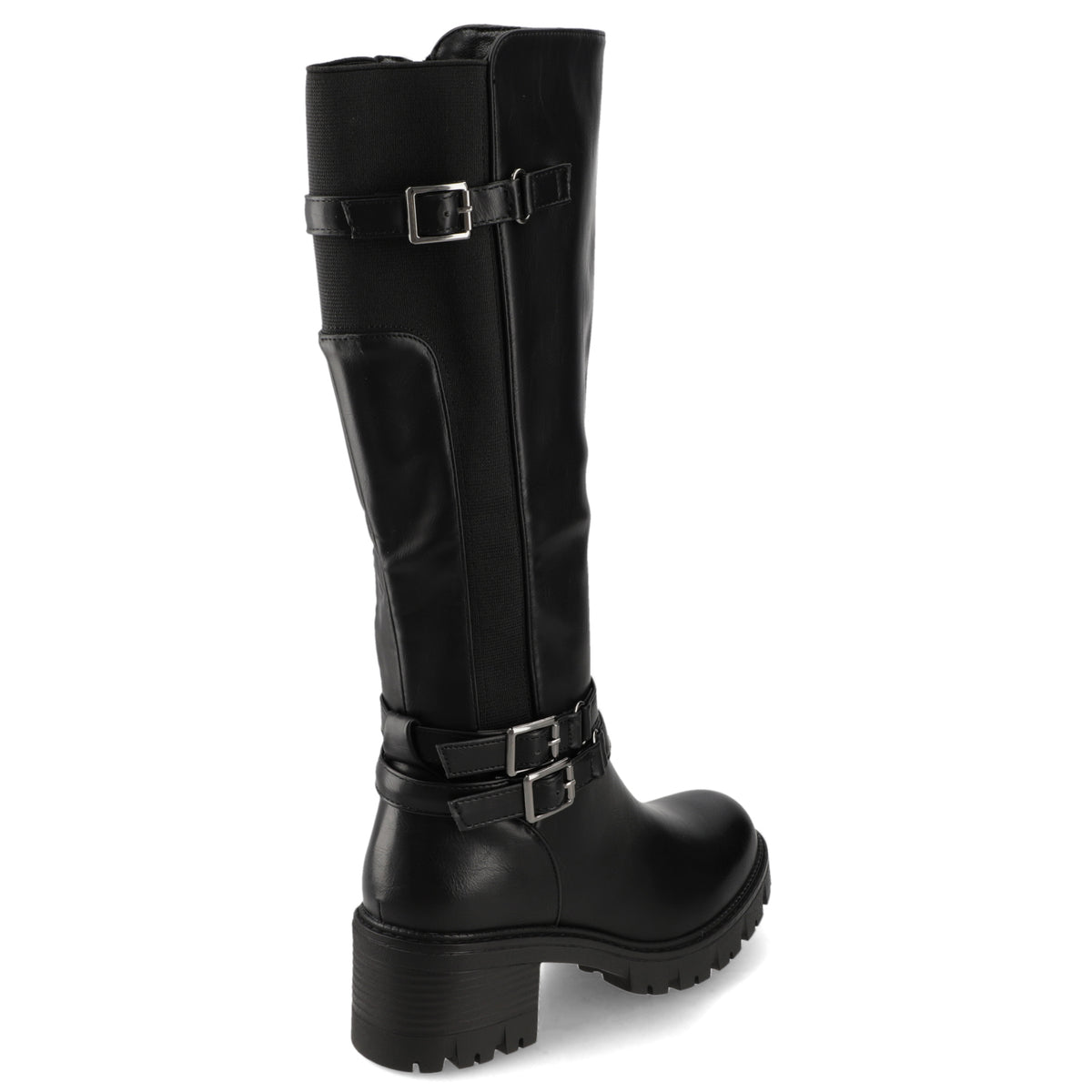 Bota Taco Negra New Walk
