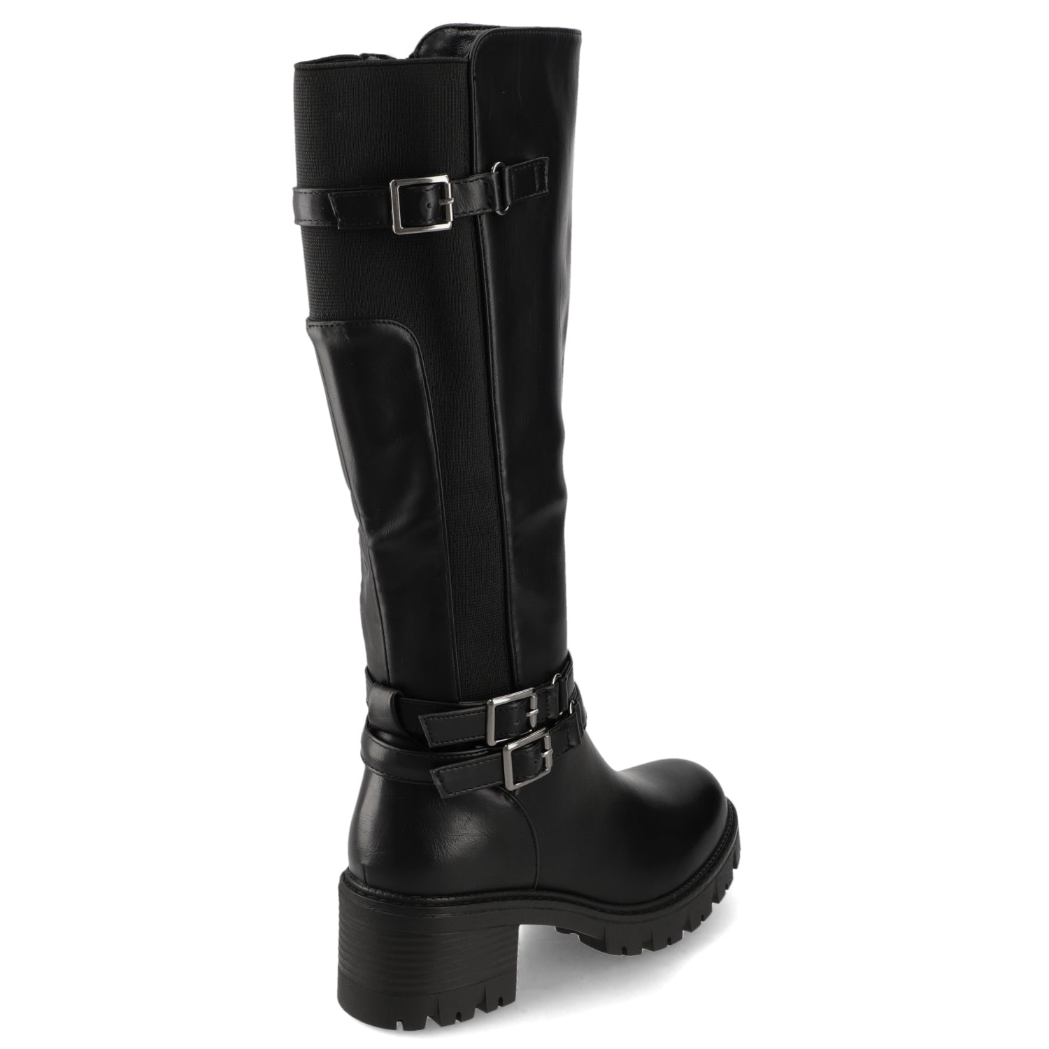 Bota Taco Negra New Walk
