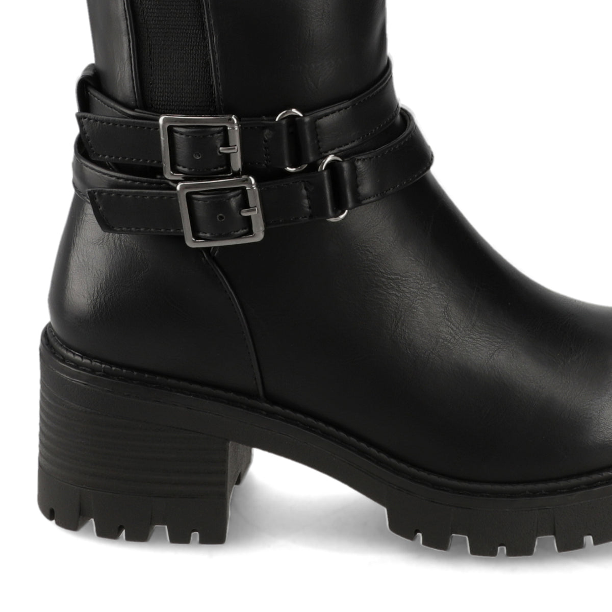 Bota Taco Negra New Walk