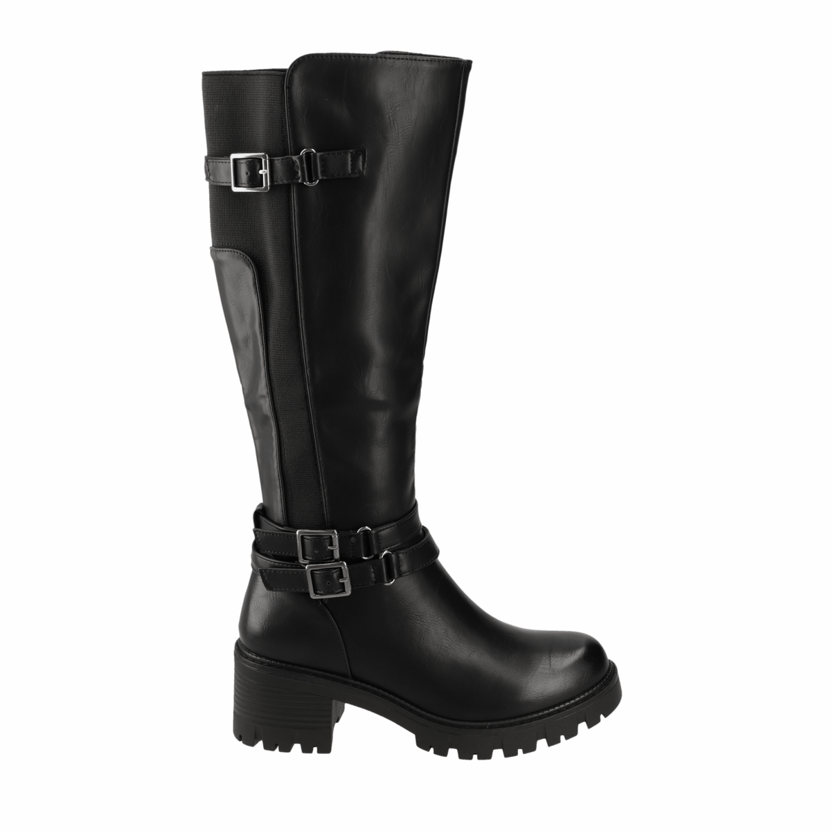 Bota Taco Negra New Walk