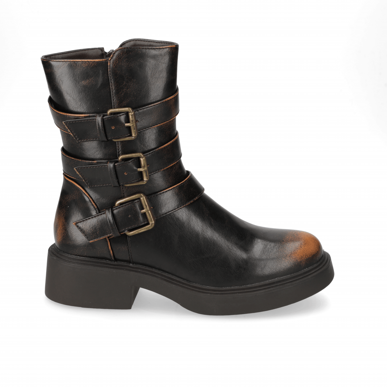 Bota Taco Ancho 3 cm CafŽ Agua de Coco 35 / CafŽ