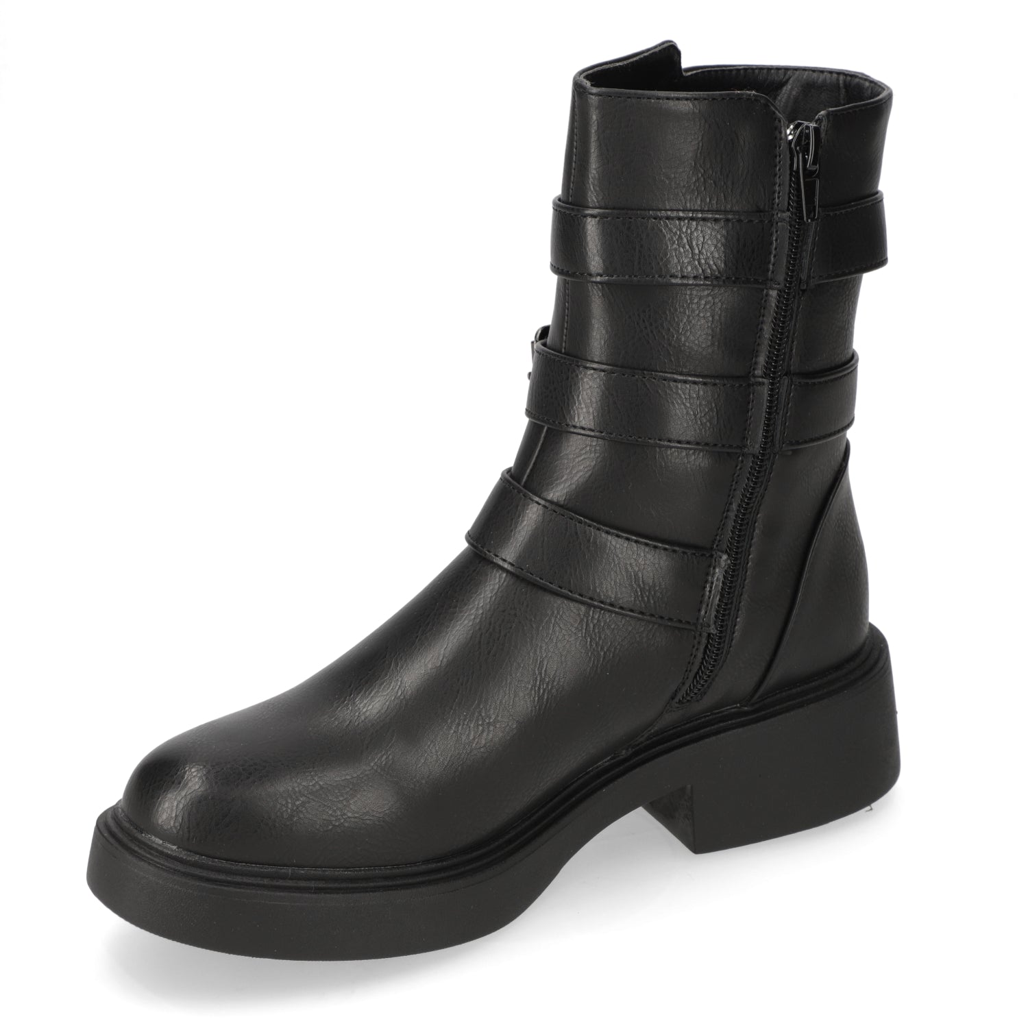 Bota Taco Ancho 3 cm Negro Agua de Coco 35 / Negro