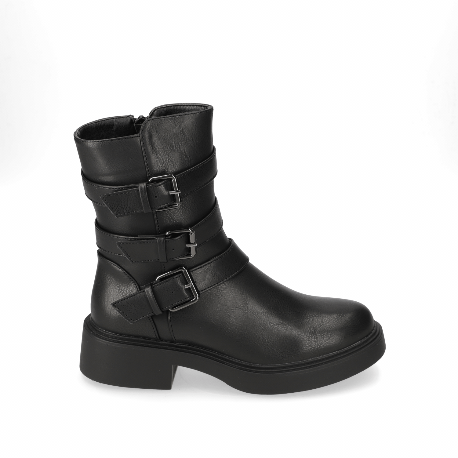 Bota Taco Ancho 3 cm Negro Agua de Coco 35 / Negro