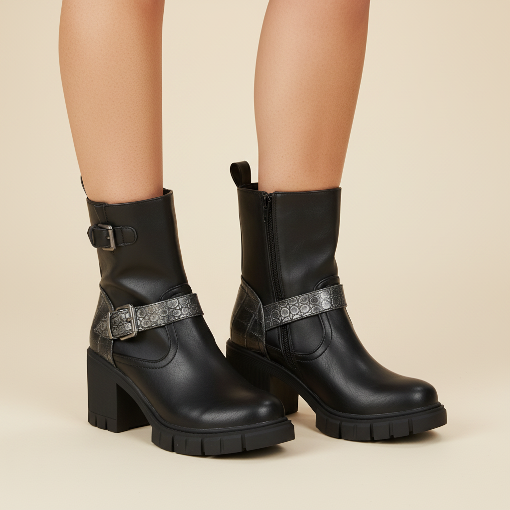 Botín Negro New Walk