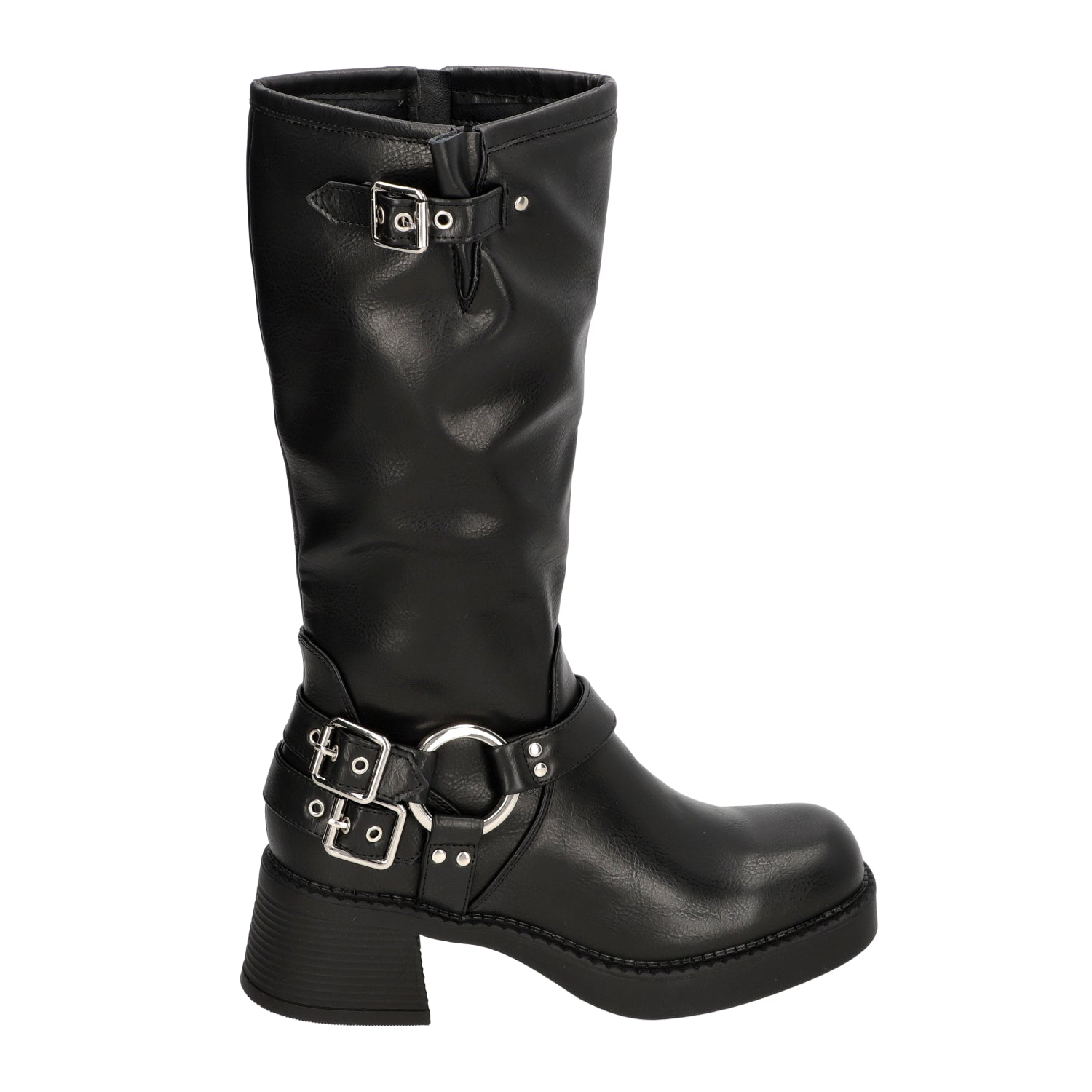 Bota Taco Ancho 5 cm Negro Agua de Coco 35 / Negro