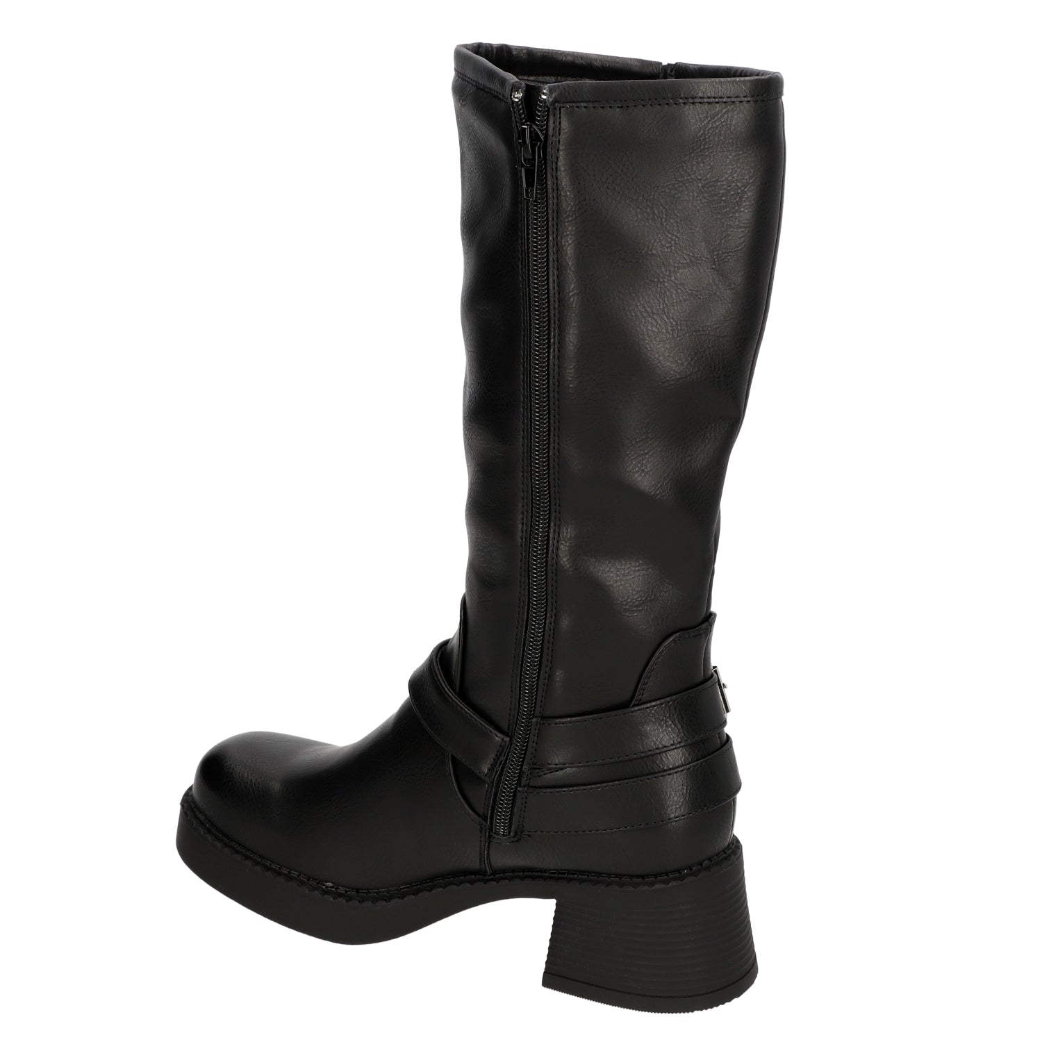 Bota Taco Ancho 5 cm Negro Agua de Coco 35 / Negro