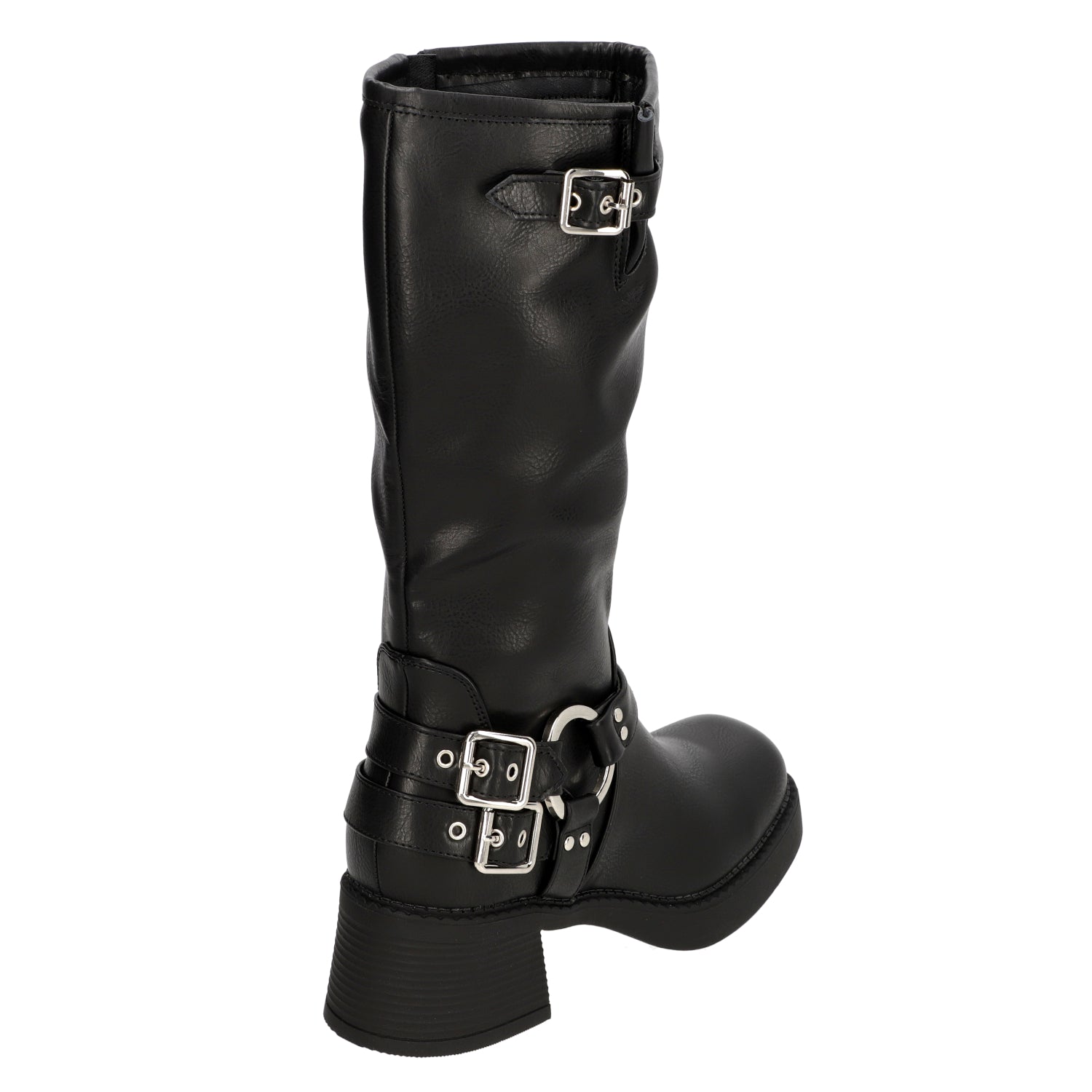 Bota Taco Ancho 5 cm Negro Agua de Coco 35 / Negro